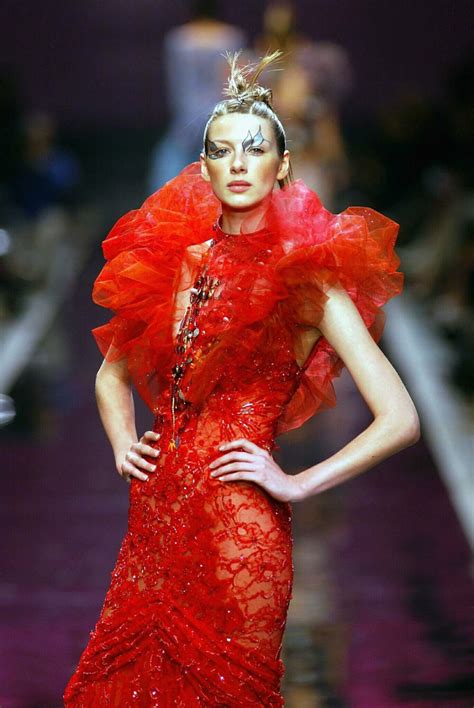 July 8 2002 Caitriona Balfe Wearing Emanuel Ungaro Haute Couture