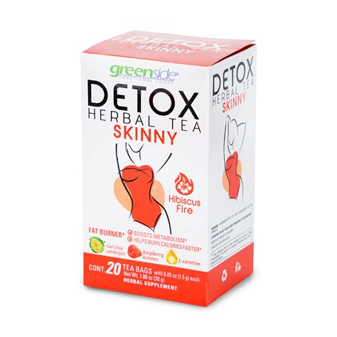 Greenside Detox Skinny Herbal Tea Cont 20 Tea Bags The Dream