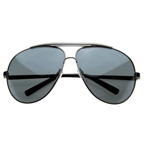Extra Large Metal Oversize Frame Aviator Sunglasses 1580 70mm In 2021 Metal Aviator Sunglasses