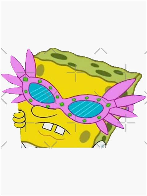 Sassy Spongebob Meme Sticker For Sale By Allyplewniak Redbubble