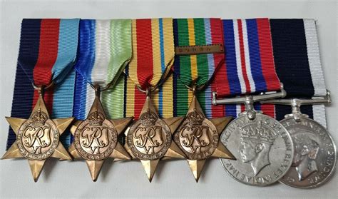 Ww2 Royal Navy Long Service Medals Cera Wingrove Hms Ajax British