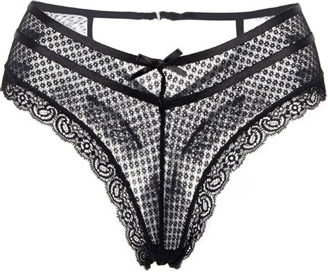 Meigeanfang Sexy Underwear Panties Womens Lace Plus Size Lace Sexy High Waist Thong Variety