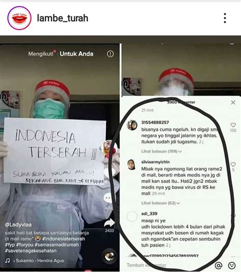 Viral Poster Indonesia Terserah Netizen Ini Malah Kritik Petugas Medis