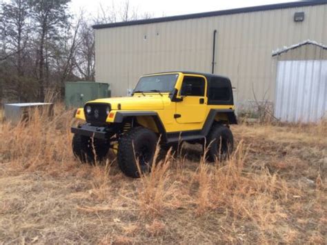 Find Used Lifted Yellow Jeep Wrangler Tj Teraflexclayton Long Arm 6