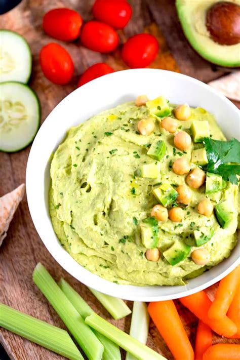 Creamy Avocado Hummus Lemon Blossoms