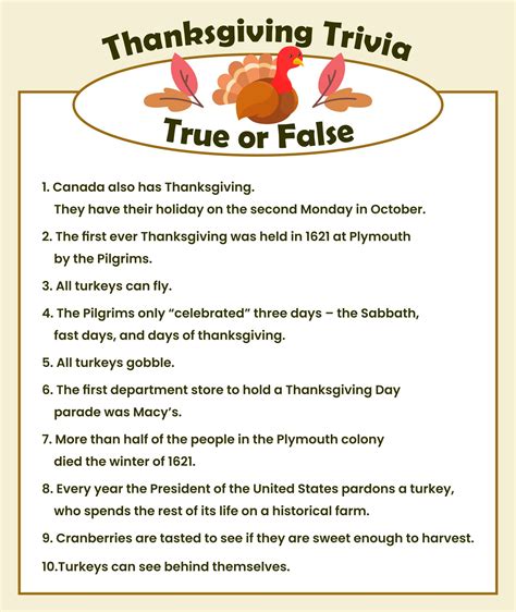 10 Best Free Printable Thanksgiving Trivia Questions Pdf For Free At
