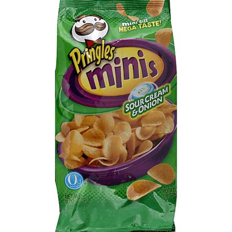 Pringles Minis Potato Crisps Sour Cream And Onion Potato Foodtown