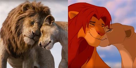 The Lion King Remake Versus Original Side By Side Photos