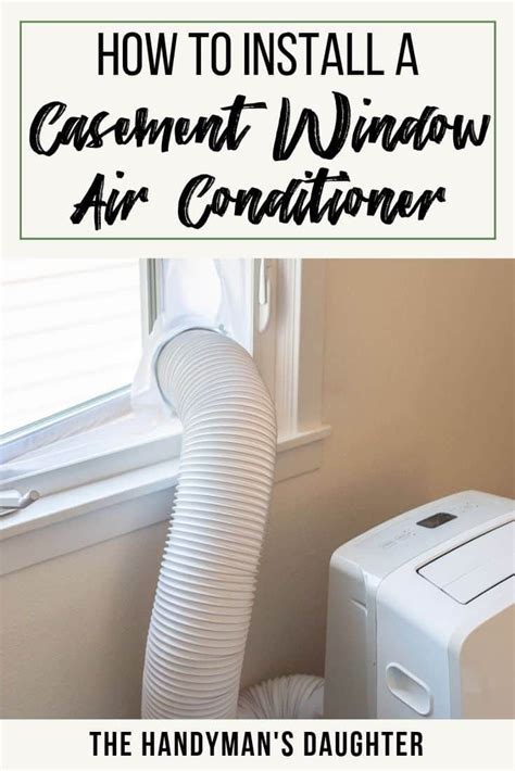They're not installed in a window like room air conditioners, but use a flexible exhaust hose that carries the warm air from the room. Pin on DIY | Home Repair
