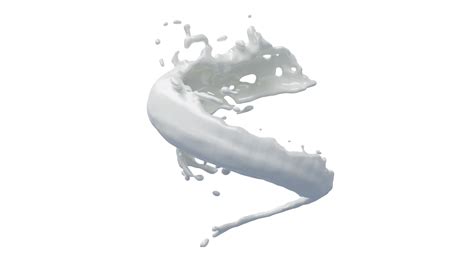 Milk Splash With Droplets 9375024 Png