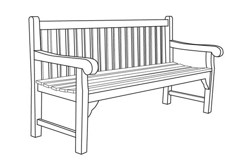Как нарисовать скамейку в парке поэтапно карандашом