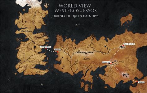 Westeros Game Of Thrones Map Westeros Map Game Of Thrones Poster