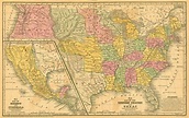 Historical Maps of the United States and North America - Vivid Maps