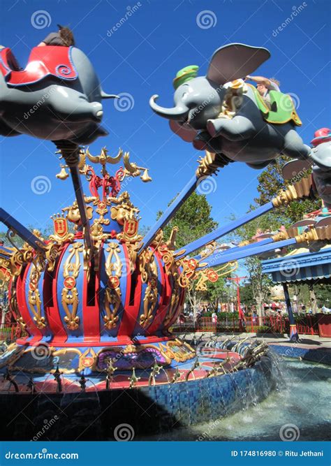 Dumbo The Flying Elephant Ride At Walt Disneyâ€ S Magic Kingdom Park