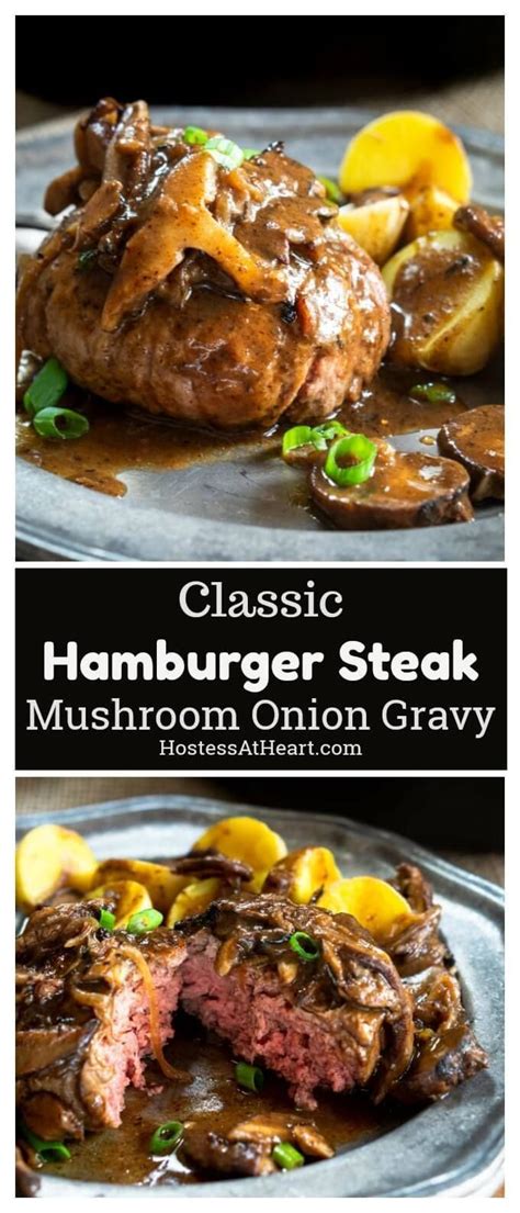 Get this list of aip hamburger recipes here. Perfectly cooked medium-rare Hamburger Steak smothered in ...