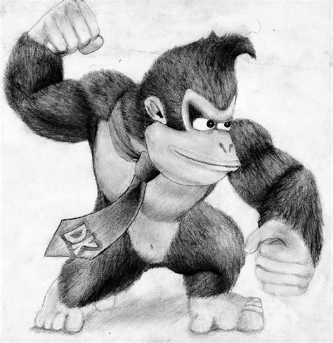 Donkey Kong Drawing At Paintingvalley Com Explore Collection Of