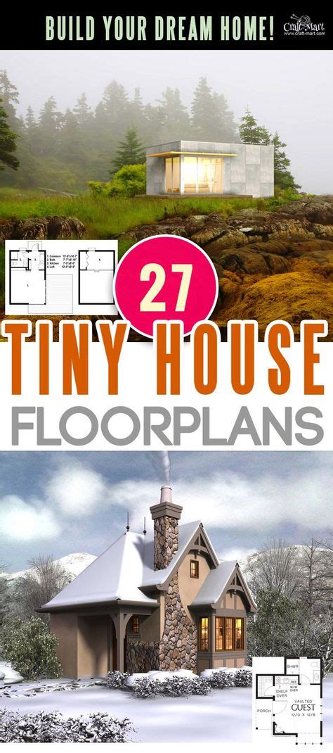 27 Adorable Free Tiny House Floor Plans Craft Mart Tiny House Floor