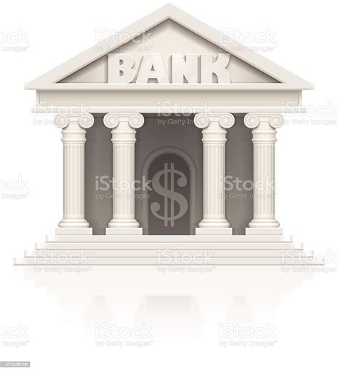 Bank Building Icon Stock Illustration Download Image Now Bank
