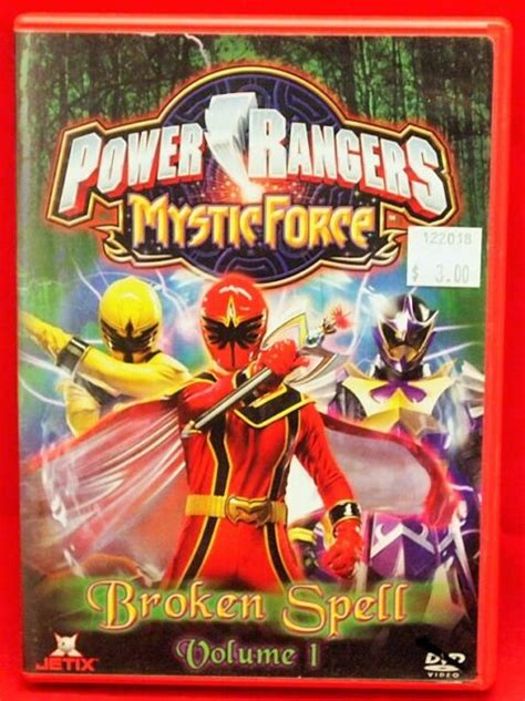 Power Rangers Mystic Force Broken Spell Vol 1 Dvd Pre Viewed Clean