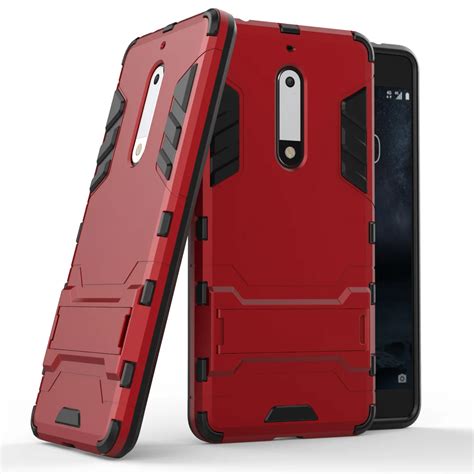 Rugged Armor Protective Phone Case For Nokia 5 Shockproof Back Bumper