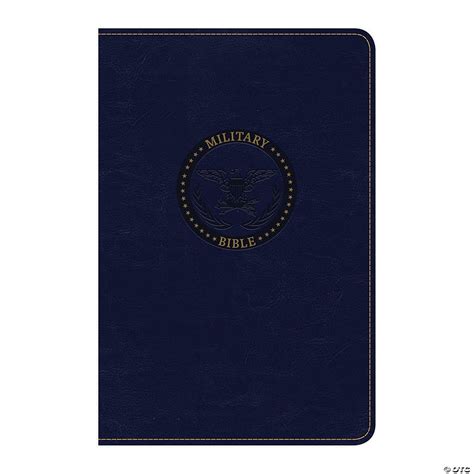 Csb Military Bible Sailors Navy Blue Leathertouch