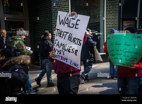 workers against wage theft protest gov cuomo for failing to act of wage theft problem that