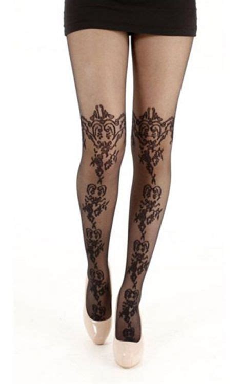 Pamela Mann Daisy Lace Gothic Tights Lace Tights Sheer Tights