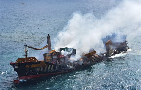 Environmental Disaster Feared As Ship Sinks Off Sri Lanka Ap News