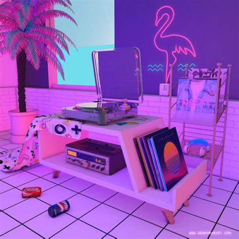 Vaporwave 90s Aesthetic Room Bmp Box