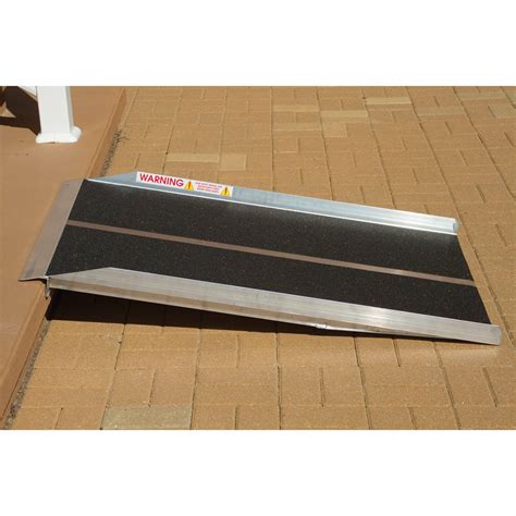 A wheelchair ramp is an inclined plane installed in addition to or instead of stairs. Portable Wheelchair Ramps - Single Piece