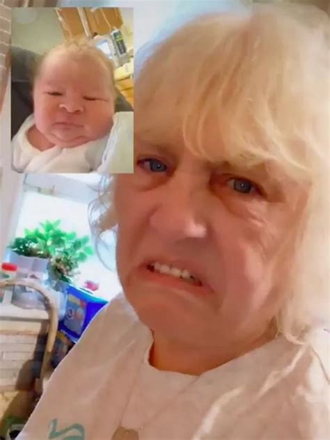 Grans Hilarious Reaction To Ugly Baby Before Realising Shes