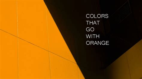 9 Colors That Go Well With Orange