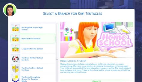 Sims 4 Homeschool Mod Kawaiistacie Study Focus Room Education Degrees