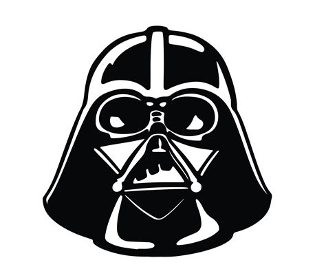 Darth Vader Star Wars Svg Png Dxf Silhouette Vector File Etsy