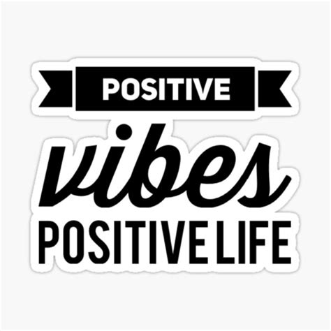 Positive Sticker For Sale By Glamourhouse Redbubble