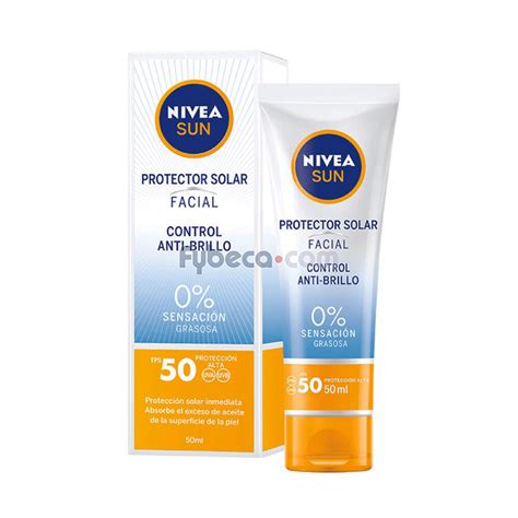 Protector Solar Facial Nivea Sun Control Anti Brillo Fps 50 50 Ml Tubo