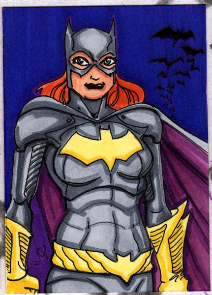 Batgirl Dcnu Sketchcard By The Standard On Deviantart