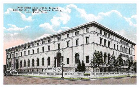 Old Saint Paul Minnesota Postcard The New Saint Paul Public Library