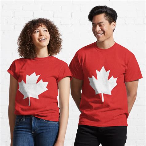 Canada Maple Leaf Flag Emblem T Shirt By Garaga Redbubble