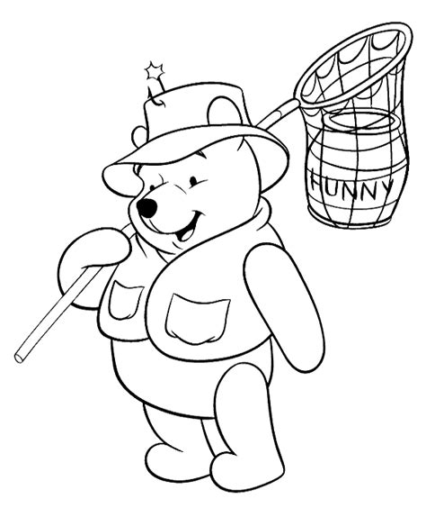 Disney coloring pages bear coloring. Winnie the Pooh printable coloring page - Topcoloringpages.net