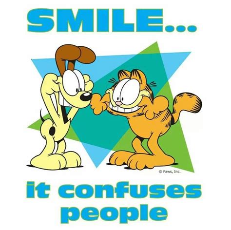 Smile Always Garfield Quotes Garfield Comics Garfield Cartoon