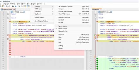 How To Make Notepad Compare Two Files With A Plugin