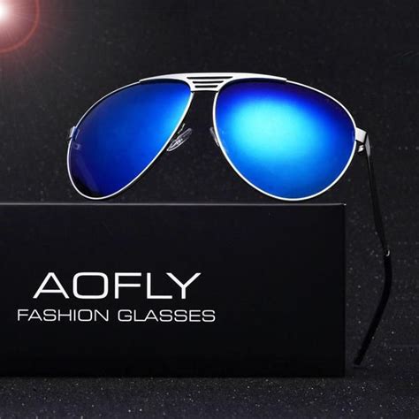fuzweb aofly new fashion men s polarized sunglasses driving coating mirrors eyewear oversized