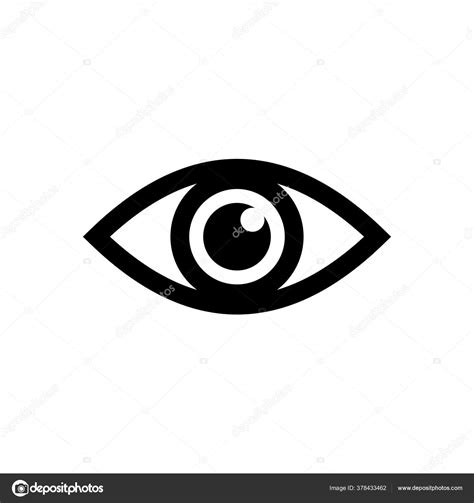 Eye Icon Vector Look Vision Icon Eye Vector Ico Stock Vector By