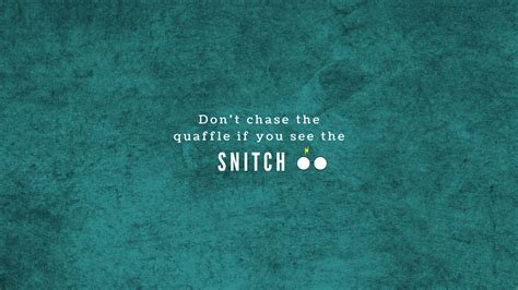 Harry Potter Snitch Quotes