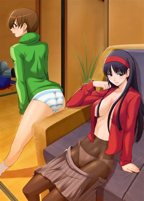 Rule 34 Amagi Yukiko Ass Big Ass Huge Ass Kuma Megami Tensei Persona Persona 4 Satonaka Chie