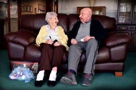 loving mom 98 moves into care home to look after her 80 year old son because “you never stop