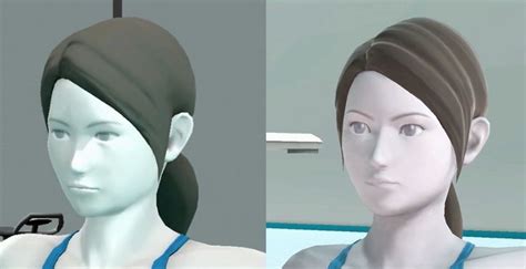 Updated Wii Fit Trainer Face Super Smash Brothers Ultimate Super