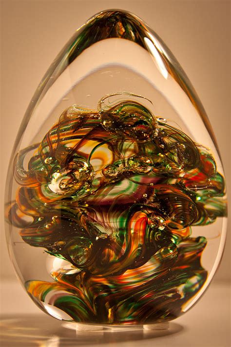 Solid Glass Sculpture E1p Glass Art By David Patterson Fine Art America