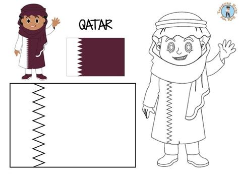 Qatar Coloring Page Free Printables Treasure Hunt 4 Kids Coloring